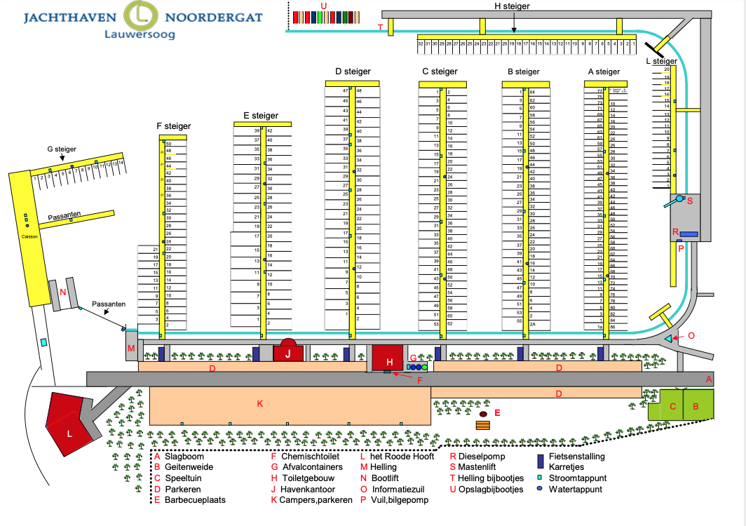 Plattegrond – Jachthaven Noordergat